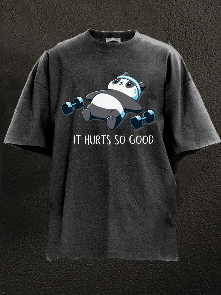 It Hurts So Good Washed Gym Shirt