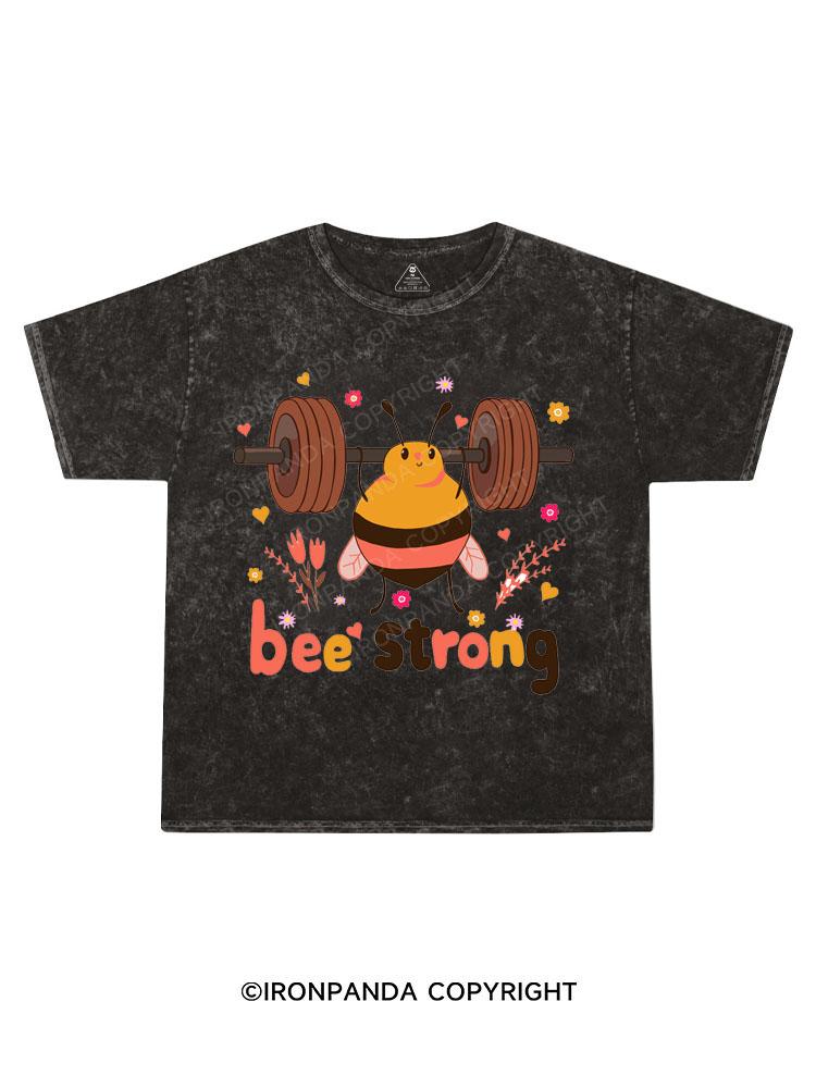 Bee Strong Kids Washed T-Shirt