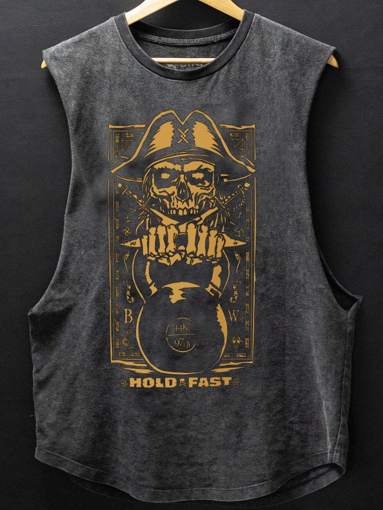 hold fast kettlebell SCOOP BOTTOM COTTON TANK