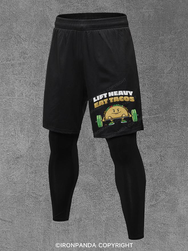 lift heavy eat tacos Performance Training Pants