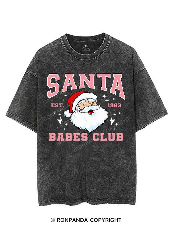 SANTA BABES CLUB VINTAGE GYM SHIRT