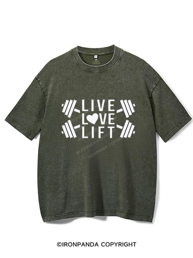 LIVE LOVE LIFT VINTAGE GYM SHIRT