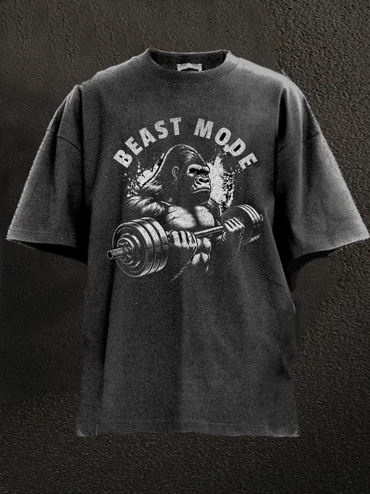 Beast Mode Washed Gym Shirt