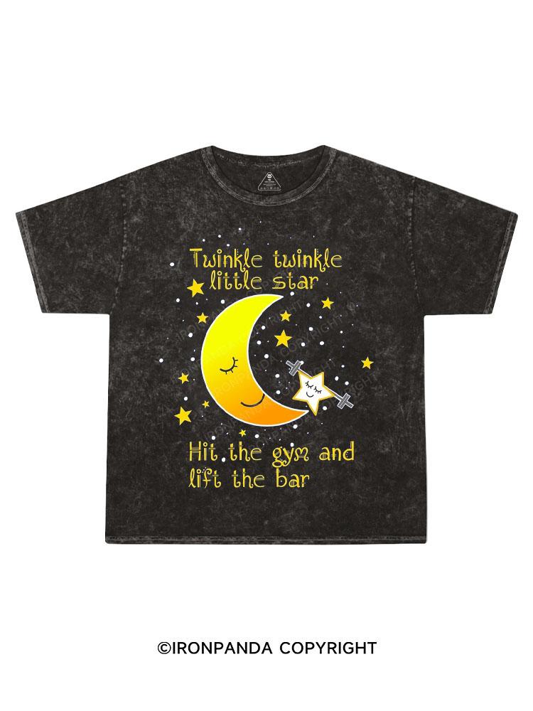 moon and stars Kids Washed T-Shirt