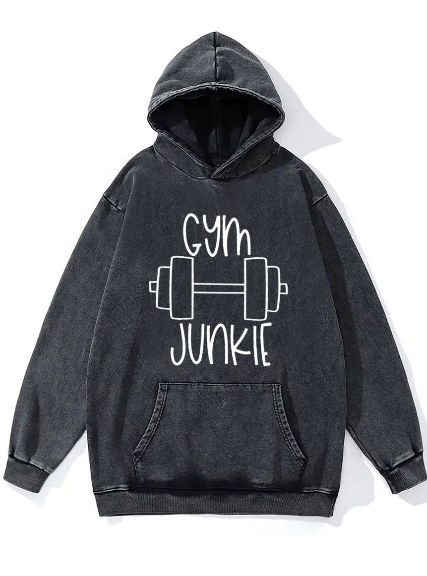 Gym Junkie Washed Gym Hoodie