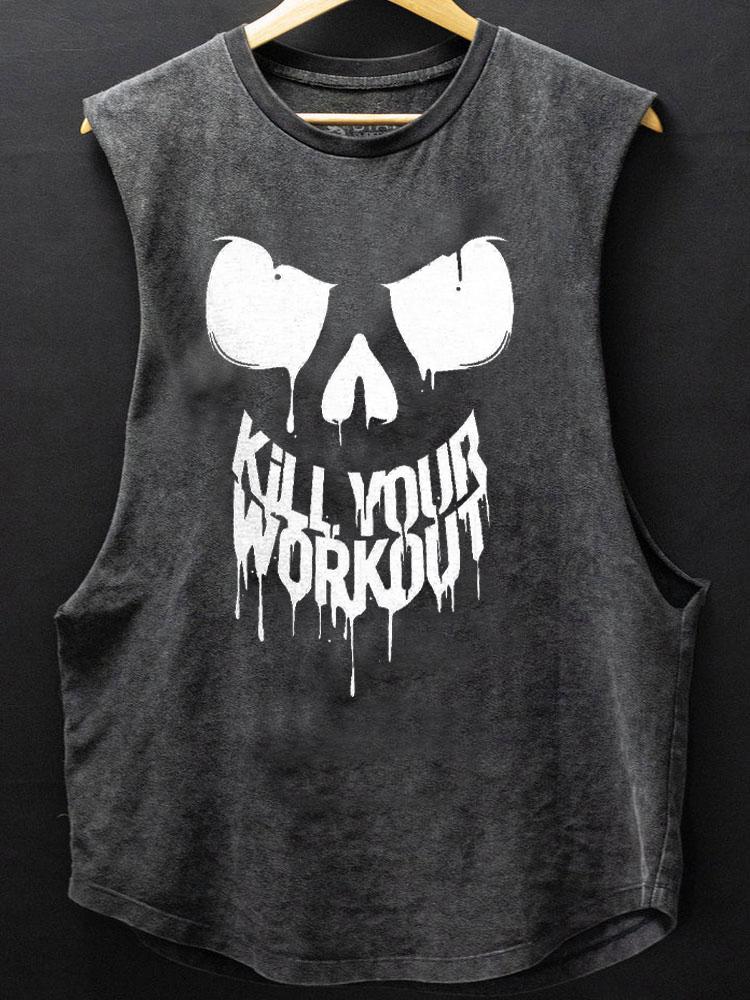 kill your workout SCOOP BOTTOM COTTON TANK