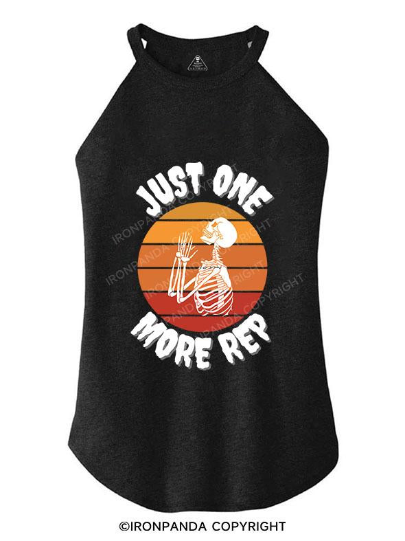 JUST ONE MORE REP  TRI ROCKER COTTON TANK