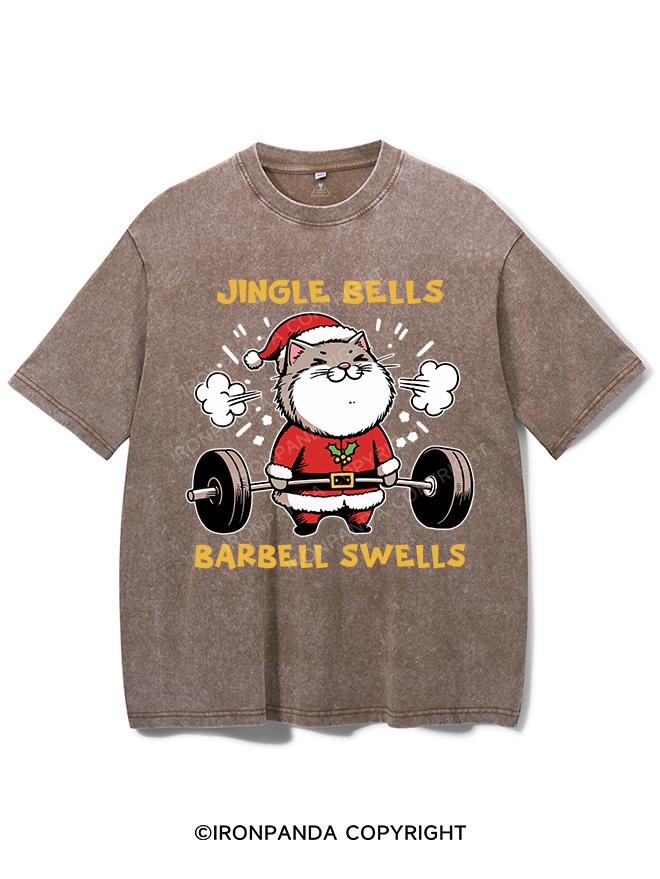 JINGLE BELLS BARBELL SWELLS VINTAGE GYM SHIRT