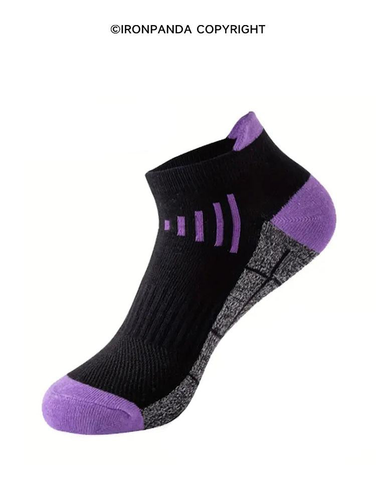 IronPanda Women's Shock Absorbing Breathable Low Top Athletic Socks