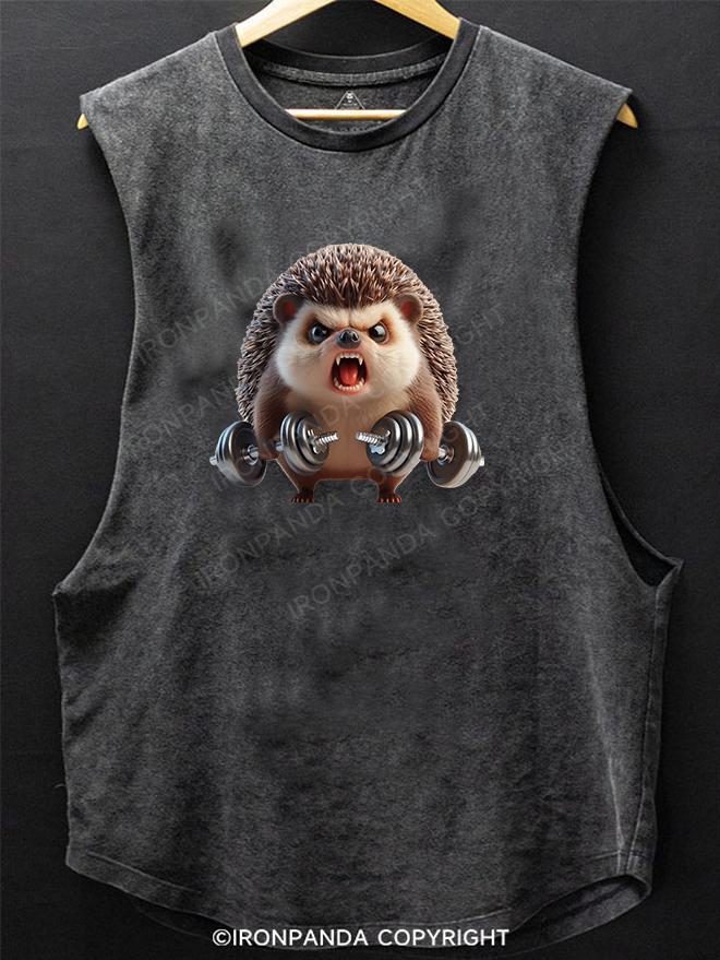 dumbbell hedgehog SCOOP BOTTOM COTTON TANK