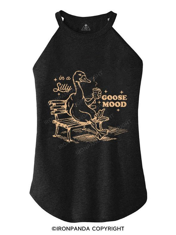 IN A SILLY GOOSE MOOD TRI ROCKER COTTON TANK