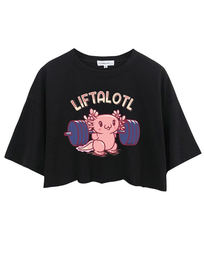 LIFTALOTL WEIGHTLIFTING CROP TOPS