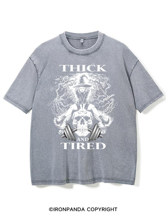 THICK AND TIRED VINTAGE GYM SHIRT