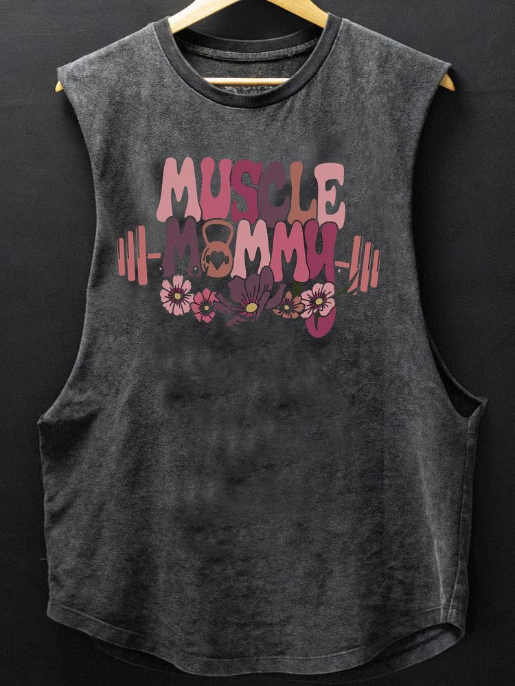 Muscle Mommy Scoop Bottom Cotton Tank