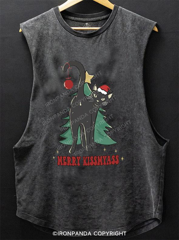 MERRY KISSMYASS SCOOP BOTTOM COTTON TANK