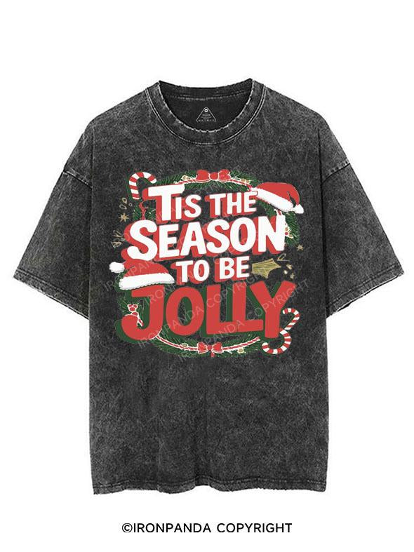 TIS THE SEASON TO BE JOLLY VINTAGE GYM SHIRT