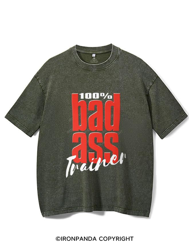 BADASS TRAINER VINTAGE GYM SHIRT