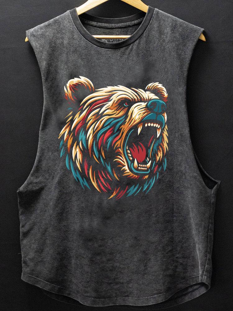 BEAR HEAD BOTTOM COTTON TANK