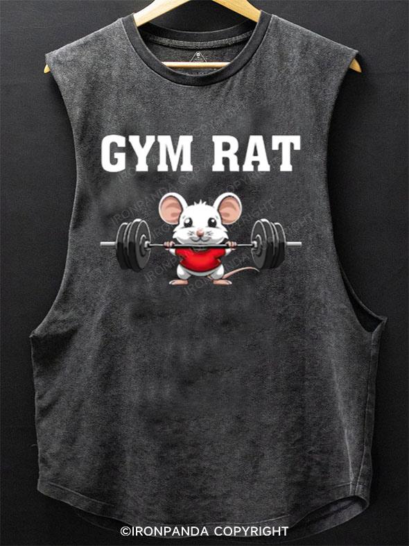 Gym Rat SCOOP BOTTOM COTTON TANK