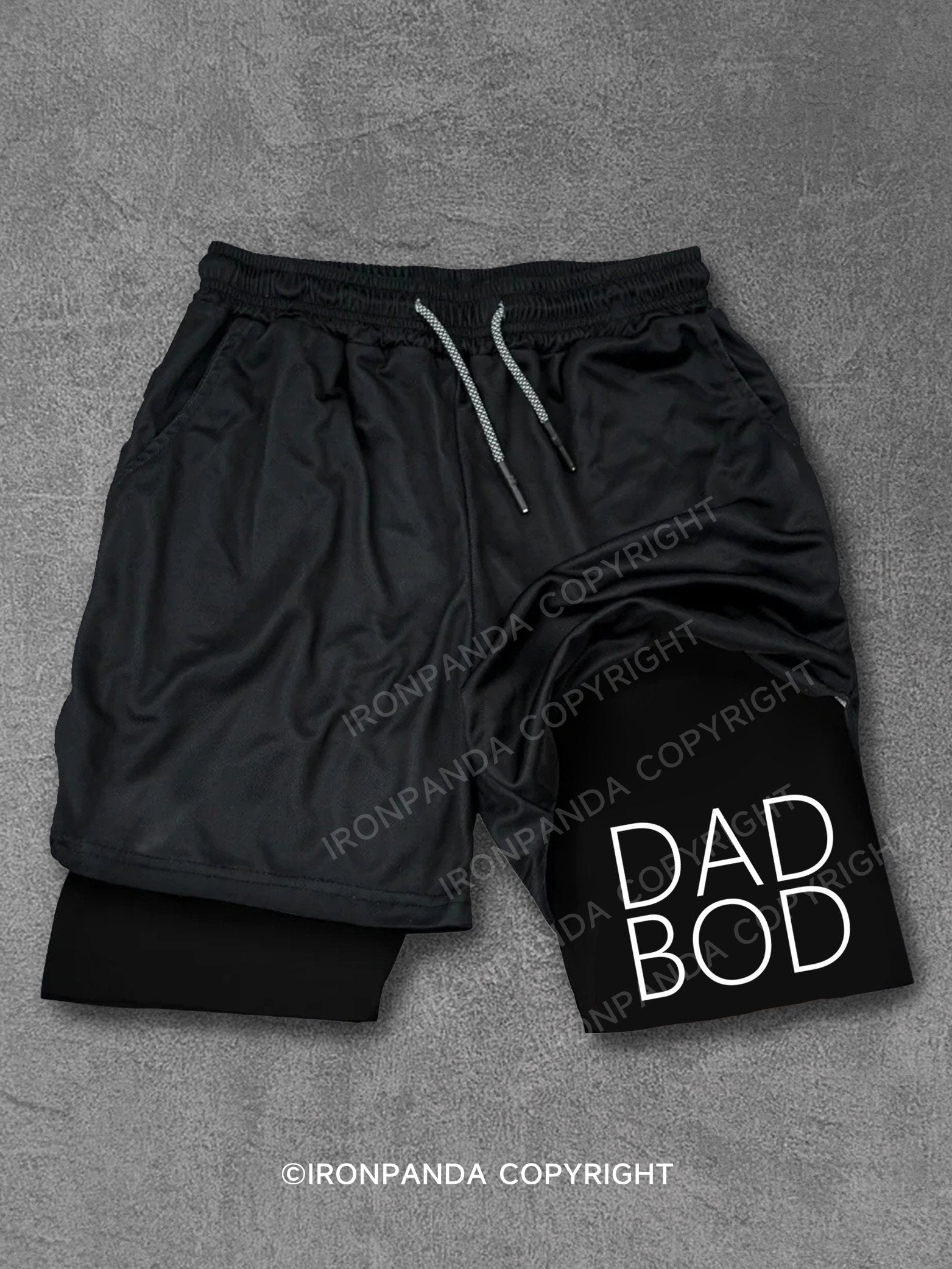 dad bod Performance Training Shorts