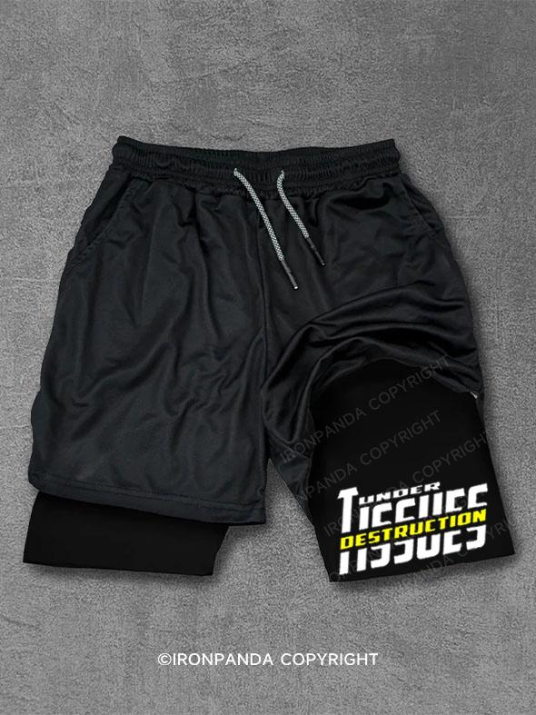 Tissues Under Destruction Performance Training Shorts