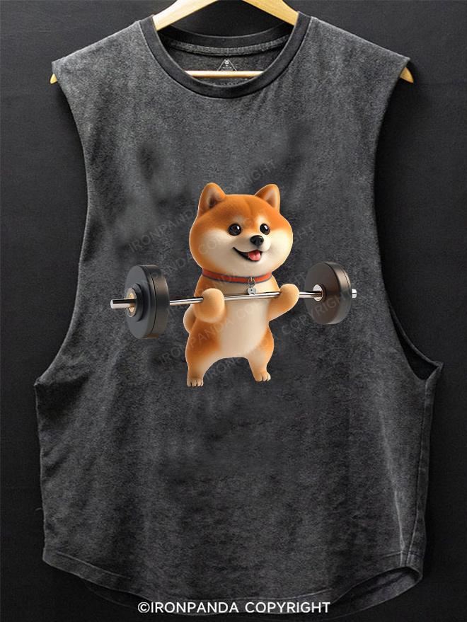 shiba Weightlifting SCOOP BOTTOM COTTON TANK