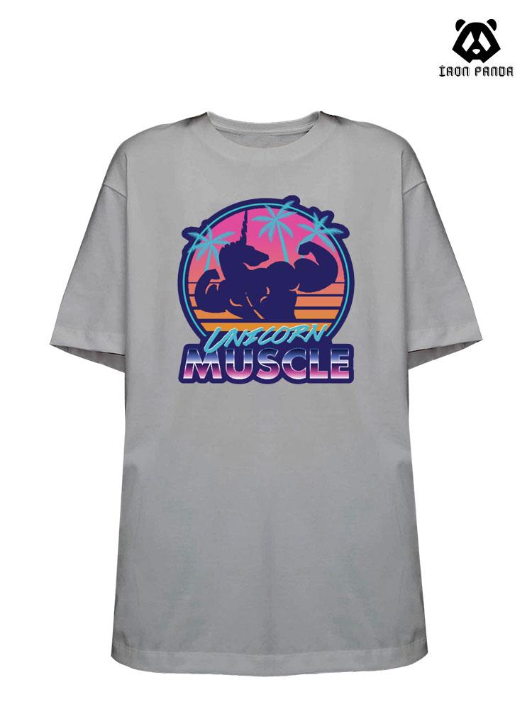 unicorn Loose fit cotton  Gym T-shirt