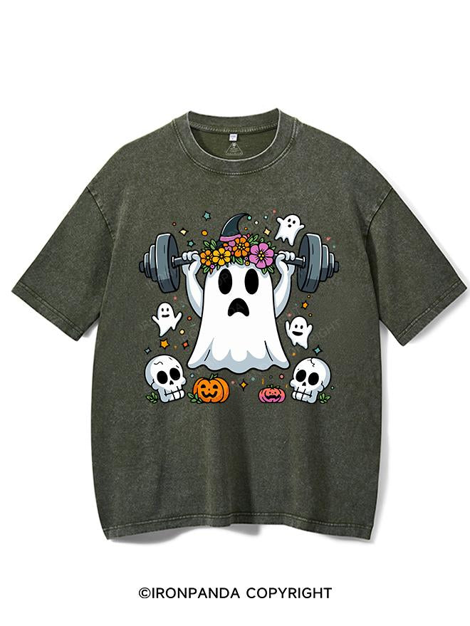 GHOST GETTING RIPPED VINTAGE GYM SHIRT