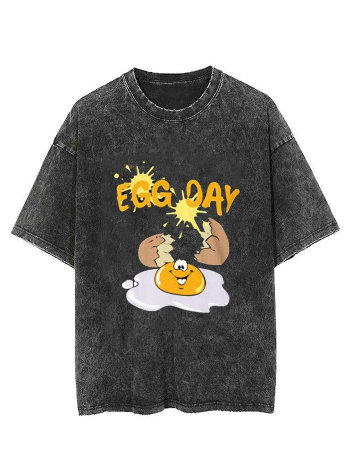 NEVER MISS EGG DAY VINTAGE GYM SHIRT