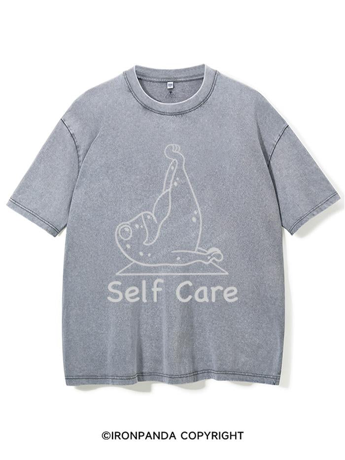 SELF CARE VINTAGE GYM SHIRT