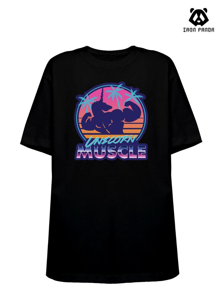 unicorn Loose fit cotton  Gym T-shirt