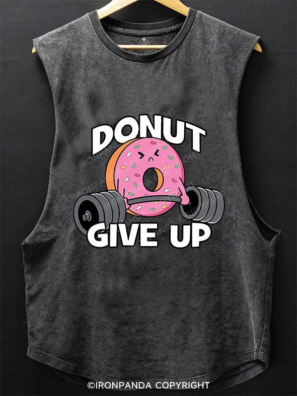 DONUT GIVE UP SCOOP BOTTOM COTTON TANK