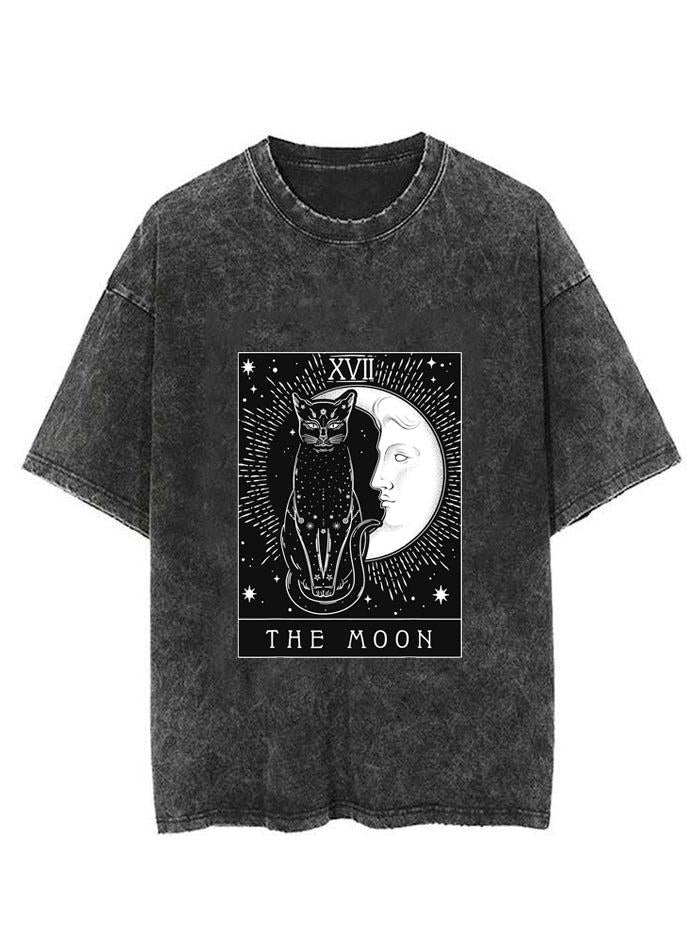 THE MOON TAROT CARD VINTAGE GYM SHIRT