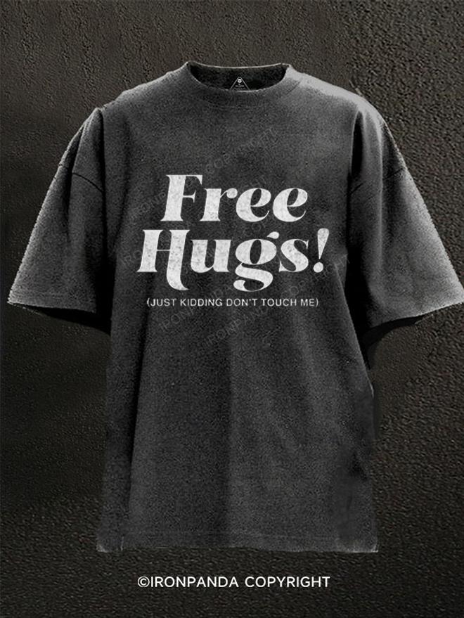 Free Hugs! Washed Gym Shirt