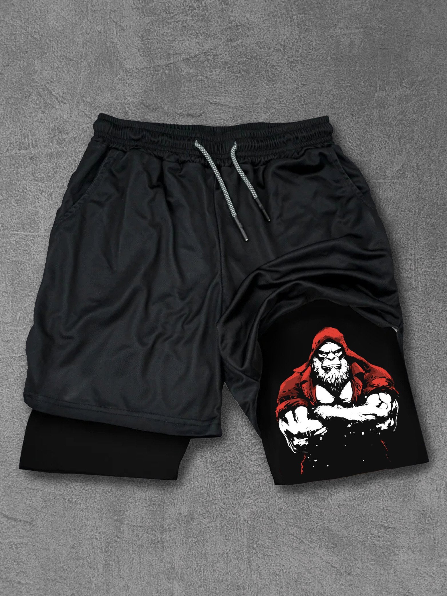 muscle santa gorilla Performance Training Shorts