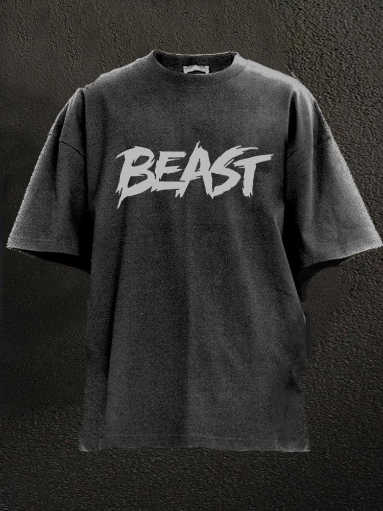 Beast Washed Gym Shirt