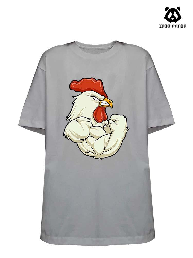 ROOSTER AT THE GYM Cotton Gym Shirt