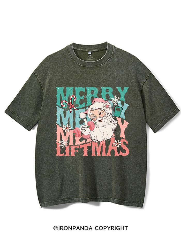 MERRY LIFTMAS VINTAGE GYM SHIRT