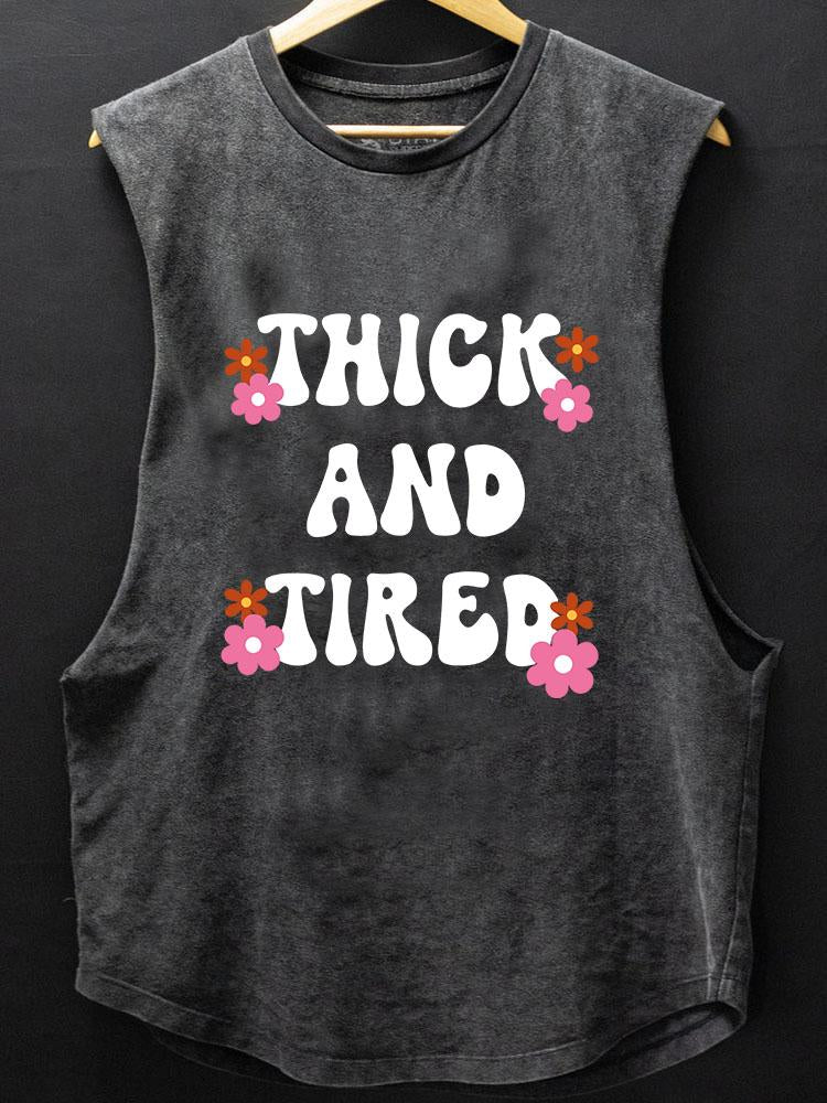 THICK AND TIRED SCOOP BOTTOM COTTON TANK