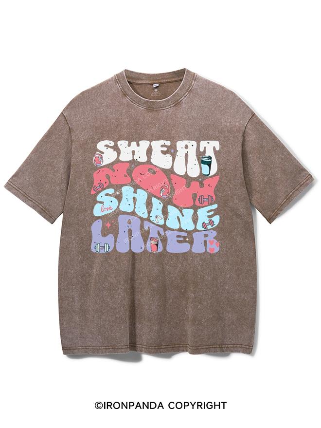 SWEAT NOW SHINE LATER VINTAGE GYM SHIRT