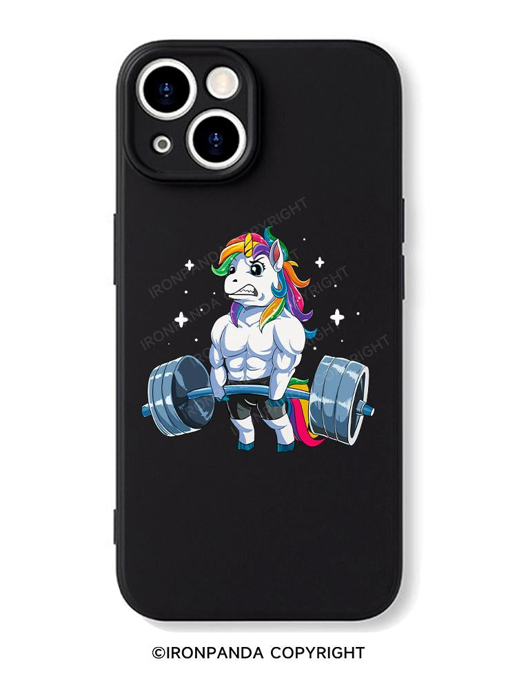 Weightlifting Unicorn iPhone Case