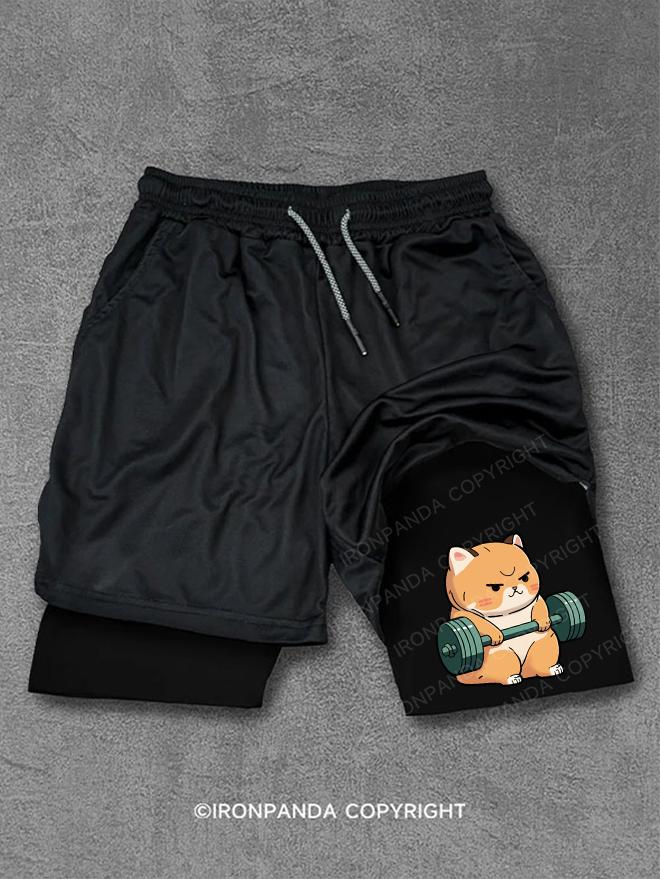 Muscle cat weightlifting Performance Training Shorts