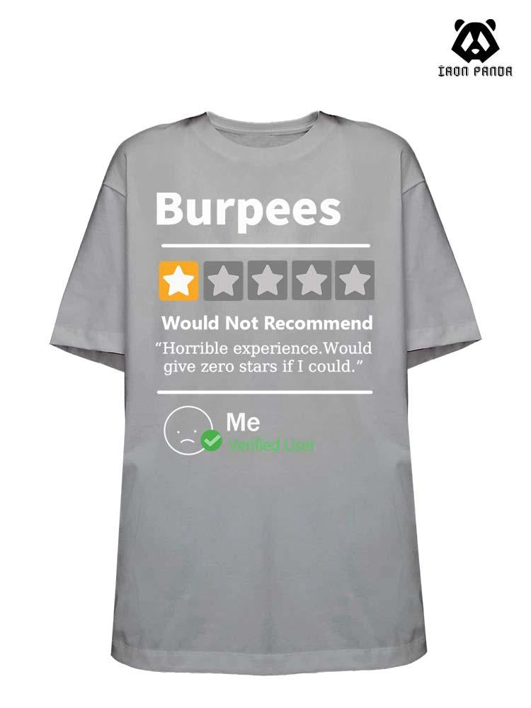 BURPEES REVIEWED Cotton Gym Shirt