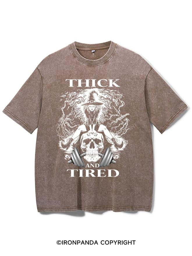 THICK AND TIRED VINTAGE GYM SHIRT