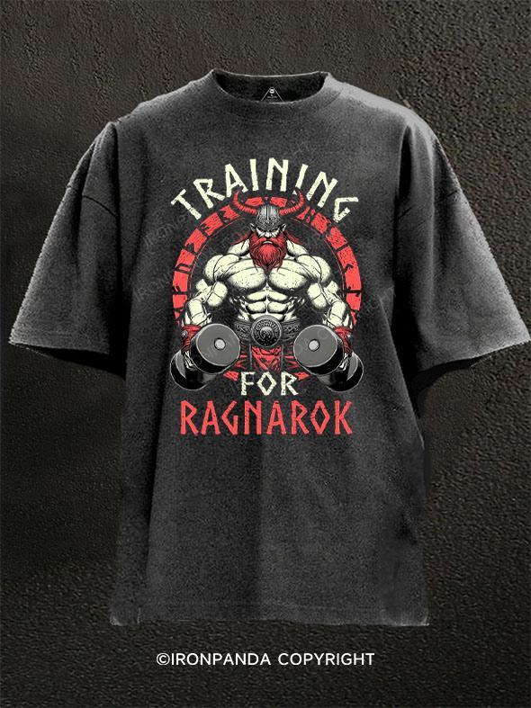 Training For Ragnarok Washed Gym Shirt