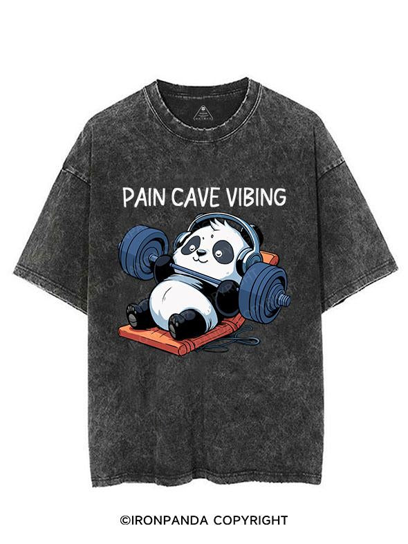 PAIN CAVE VIBING VINTAGE GYM SHIRT