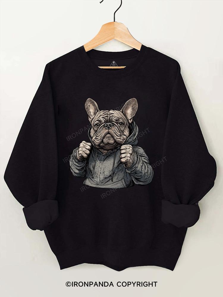 Boxing bulldog Gym Sweatshirt