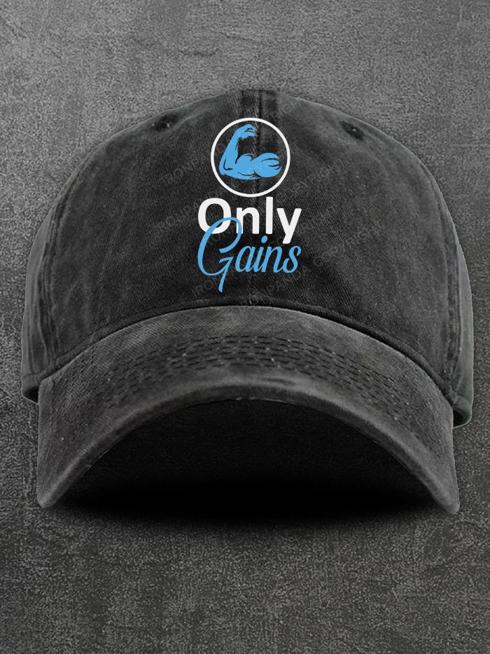 only gains Washed Gym Cap