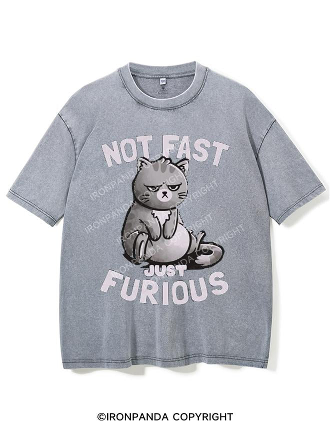 NOT FAST JUST FURIOUS VINTAGE GYM SHIRT