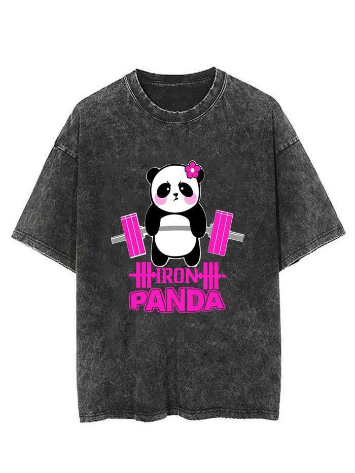 IRONPANDA GIRL VINTAGE GYM SHIRT